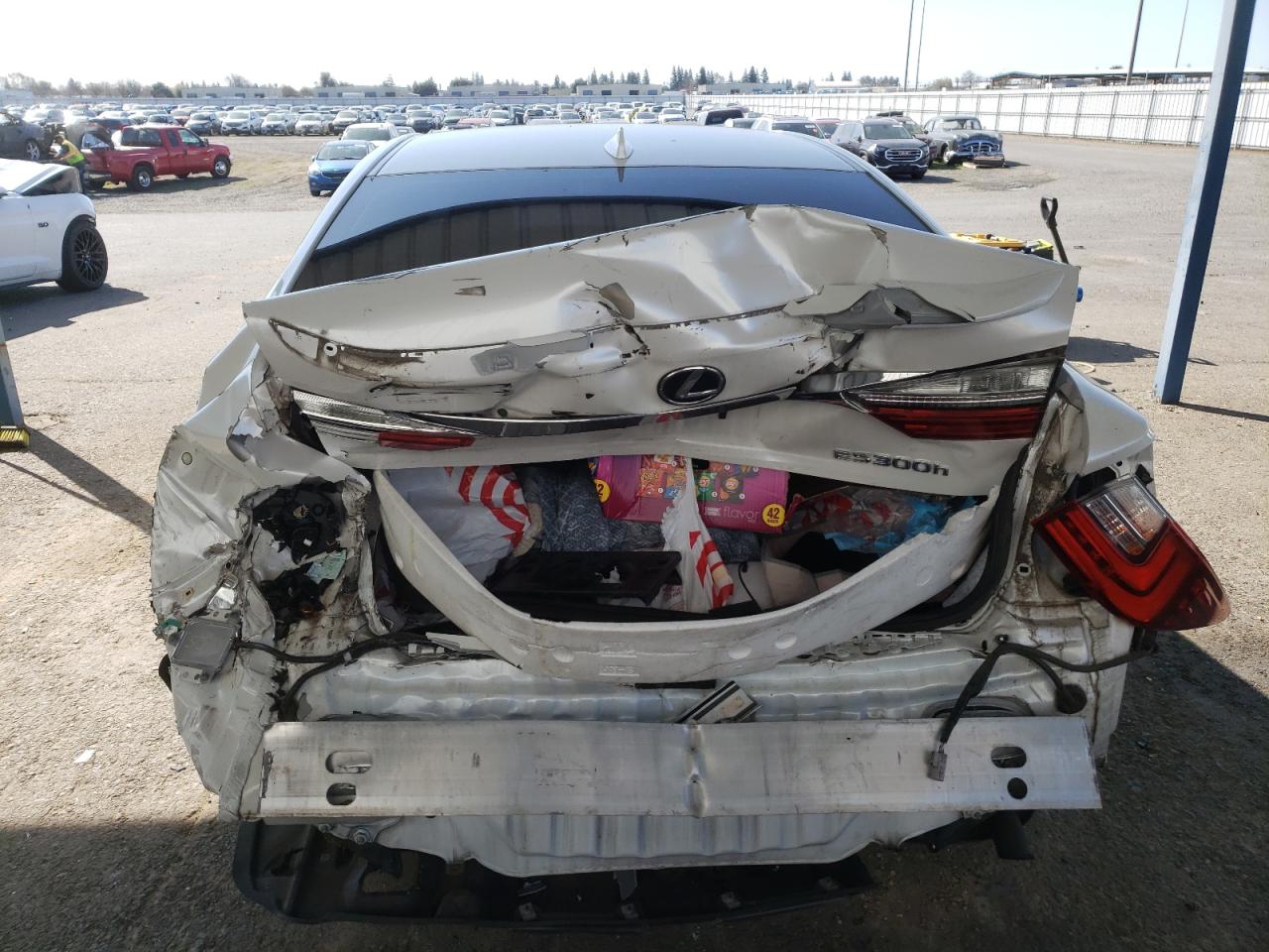 2018 Lexus ES VIN JTHBW1GG6J2184400 Copart auction photo, rear end damage thumbnail 6