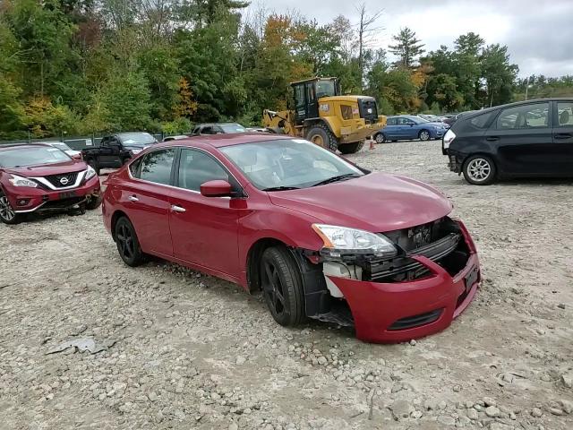 2014 Nissan Sentra VIN 3N1AB7AP7EL688238 Copart auction photo, front end / side damage thumbnail 11