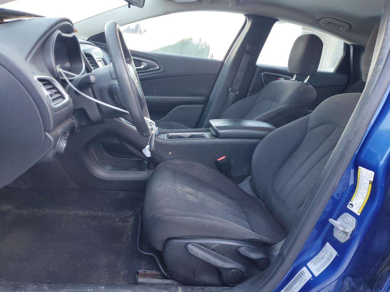 2015 Chrysler 200 VIN 1C3CCCAB9FN574375 Copart auction photo, side / front end damage thumbnail 7