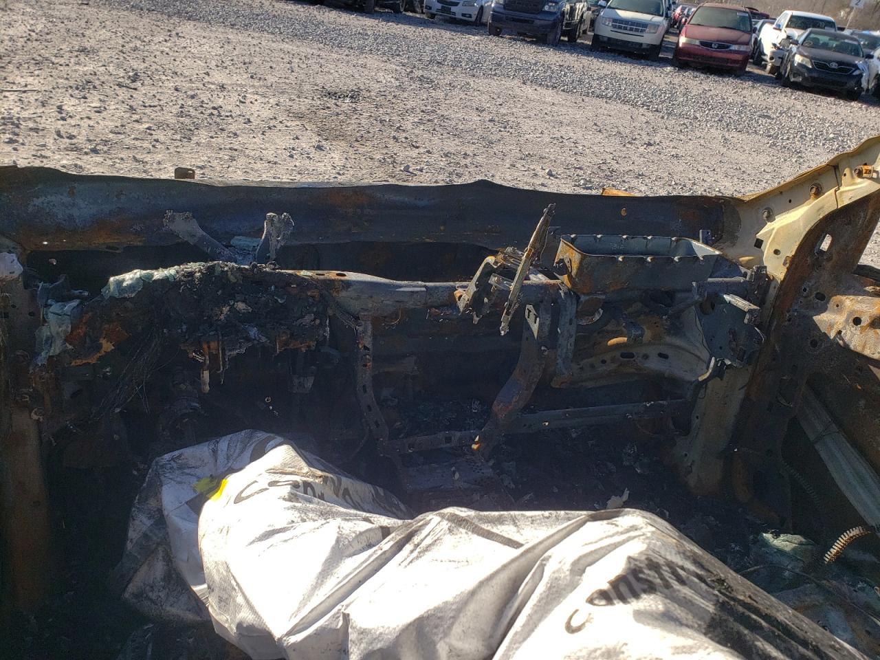 2022 Ford Escape VIN 1FMCU0G67NUB94002 Copart auction photo, burn damage thumbnail 8