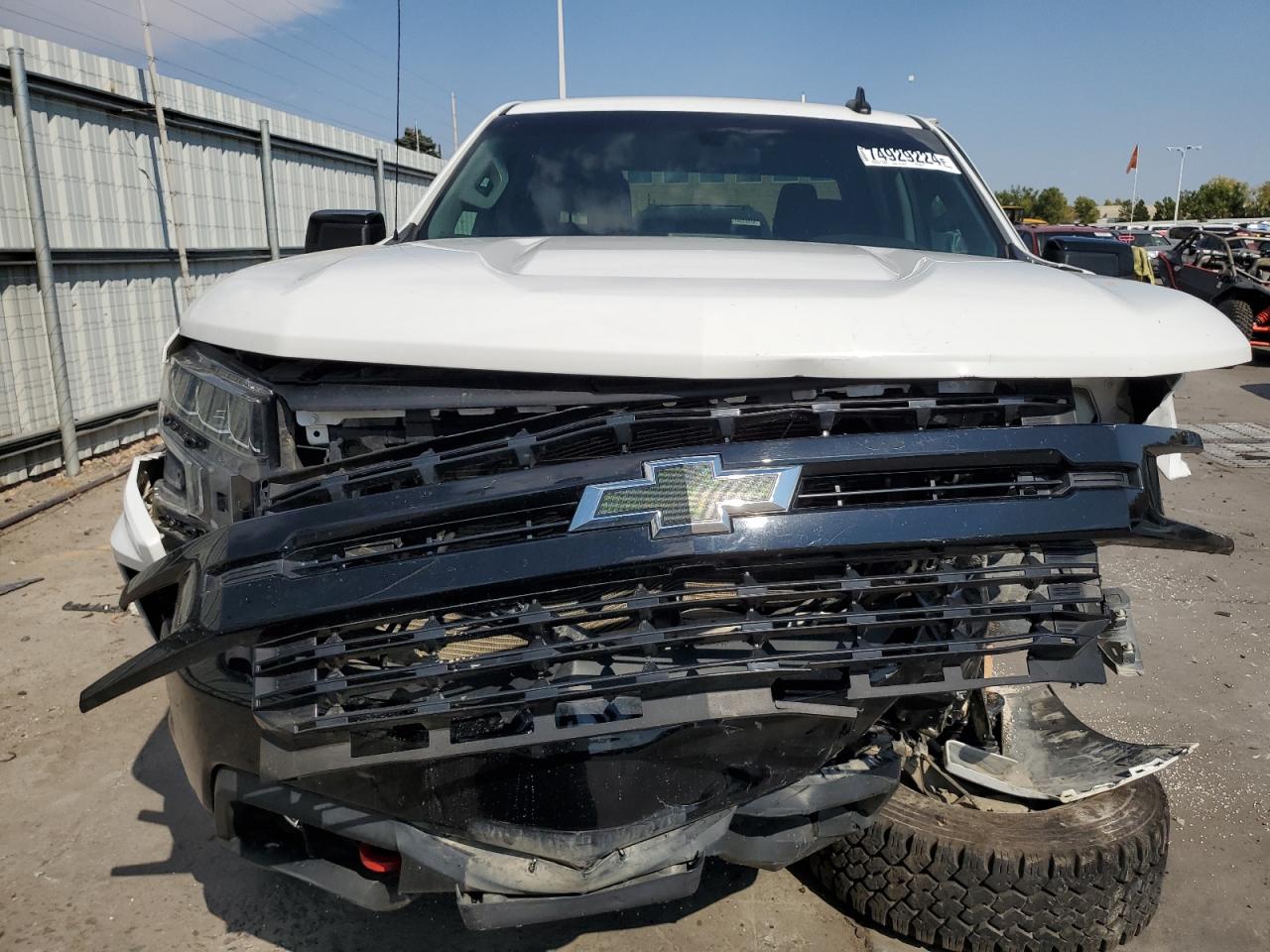 2020 Chevrolet Silverado VIN 1GCPYFED8LZ184576 Copart auction photo, front end / undercarriage damage thumbnail 5