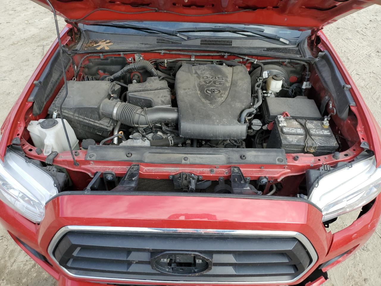 2021 Toyota Tacoma VIN 3TMCZ5ANXMM400807 Copart auction photo, front end / undercarriage damage thumbnail 11