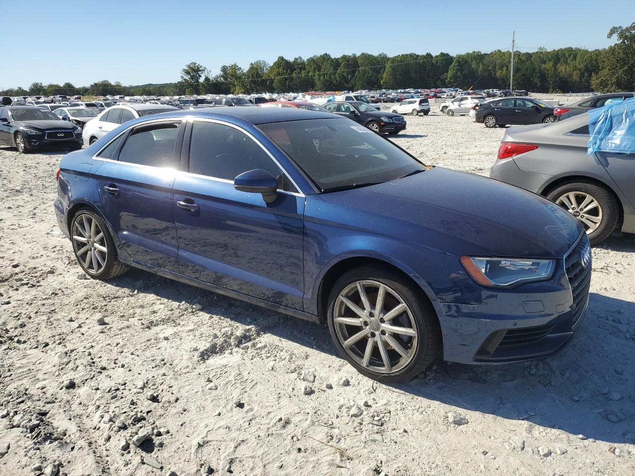 2015 Audi A3 VIN WAUEFGFF6F1020584 Copart auction photo, rear end damage thumbnail 4