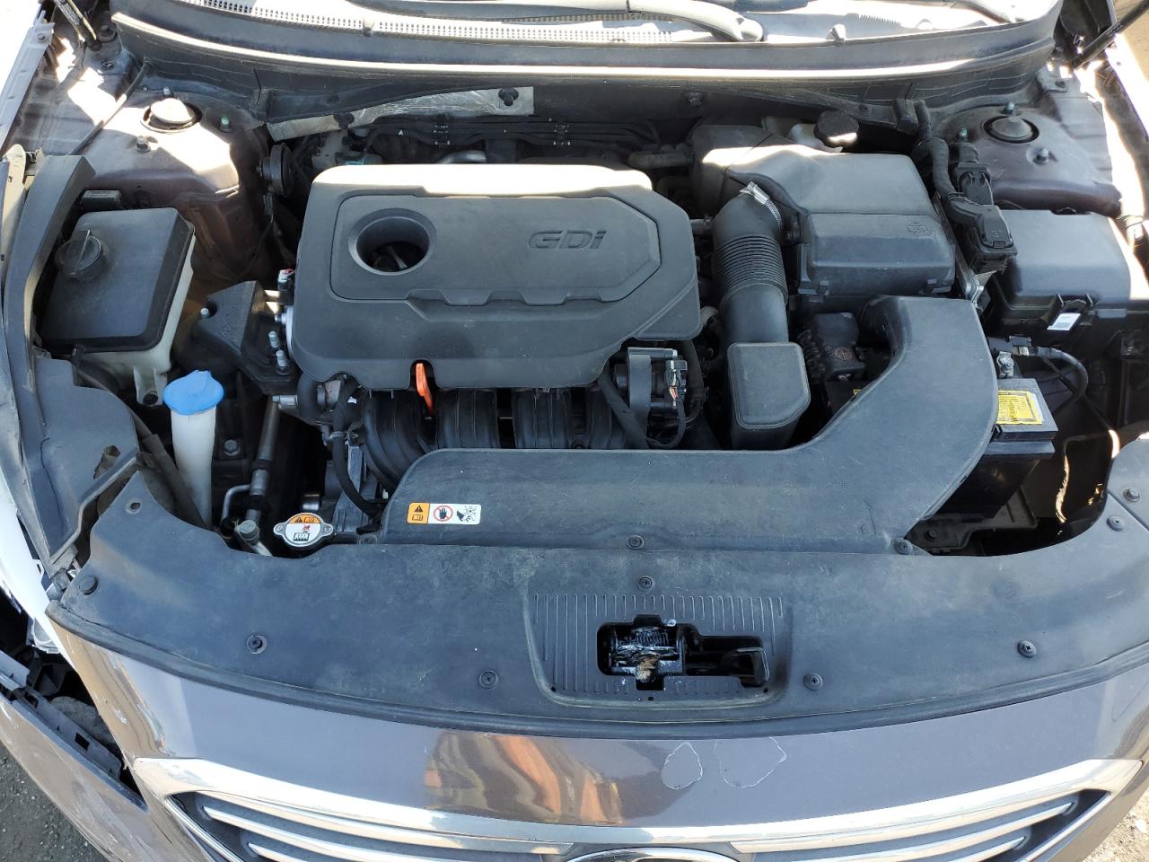 2015 Hyundai Sonata VIN 5NPE24AF7FH023443 Copart auction photo, front end damage thumbnail 12