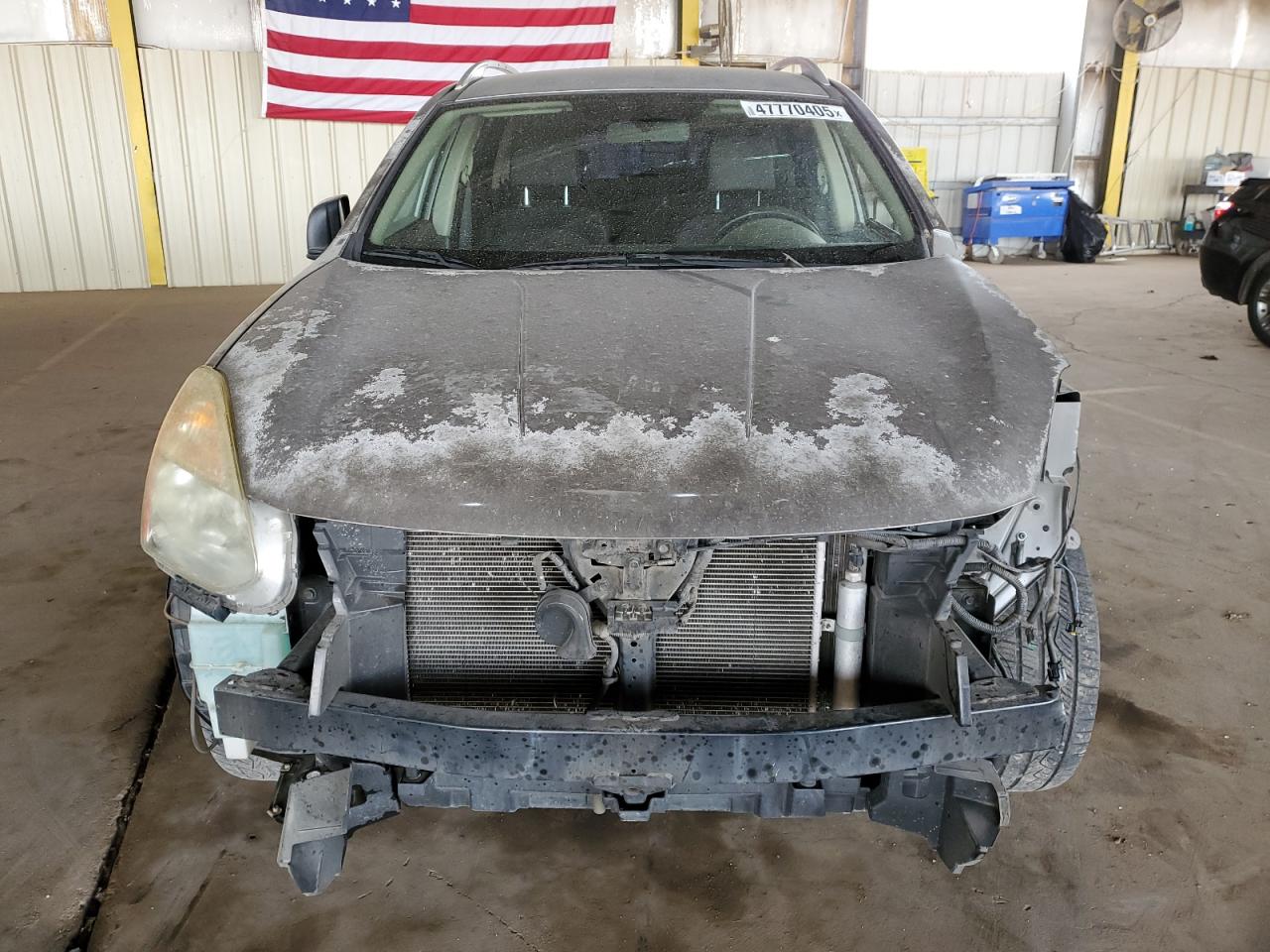 2009 Nissan Rogue VIN JN8AS58T99W057452 Copart auction photo, front end / side damage thumbnail 5
