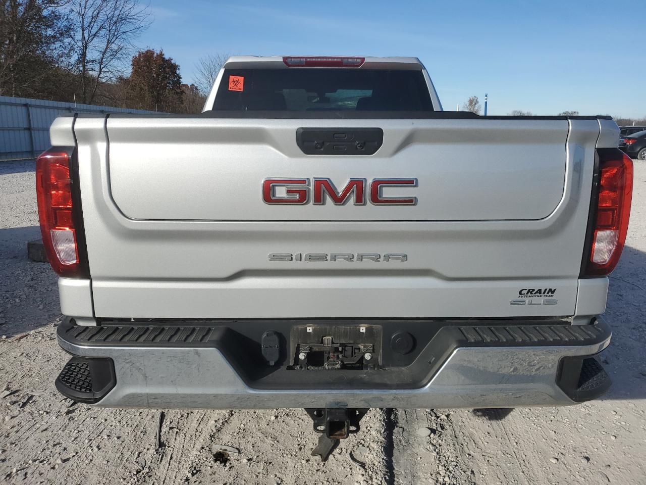 2022 GMC Sierra VIN 1GTR9BED5NZ113756 Copart auction photo, front end / side damage thumbnail 6