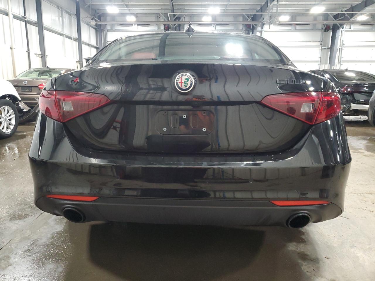 2019 Alfa Romeo Giulia VIN ZARFANAN2K7622128 Copart auction photo, undercarriage / side damage thumbnail 6