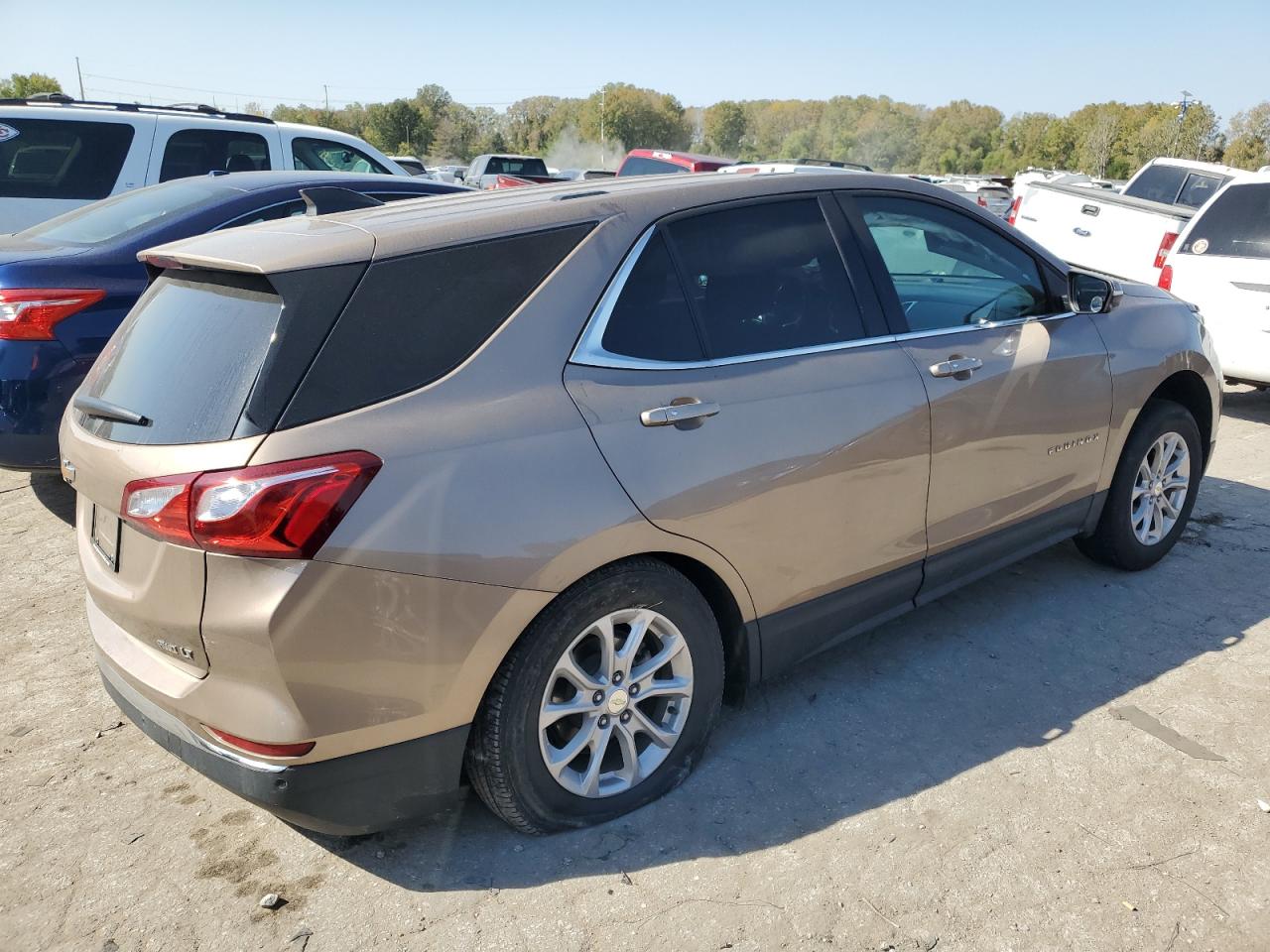 2018 Chevrolet Equinox VIN 3GNAXSEV2JL314129 Copart auction photo, rear end damage thumbnail 3