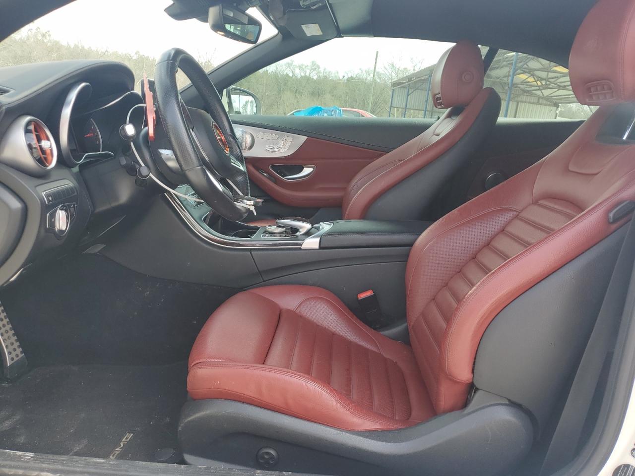 2017 Mercedes-Benz C-klasse VIN WDDWK4JB7HF544215 Copart auction photo, front end damage thumbnail 7