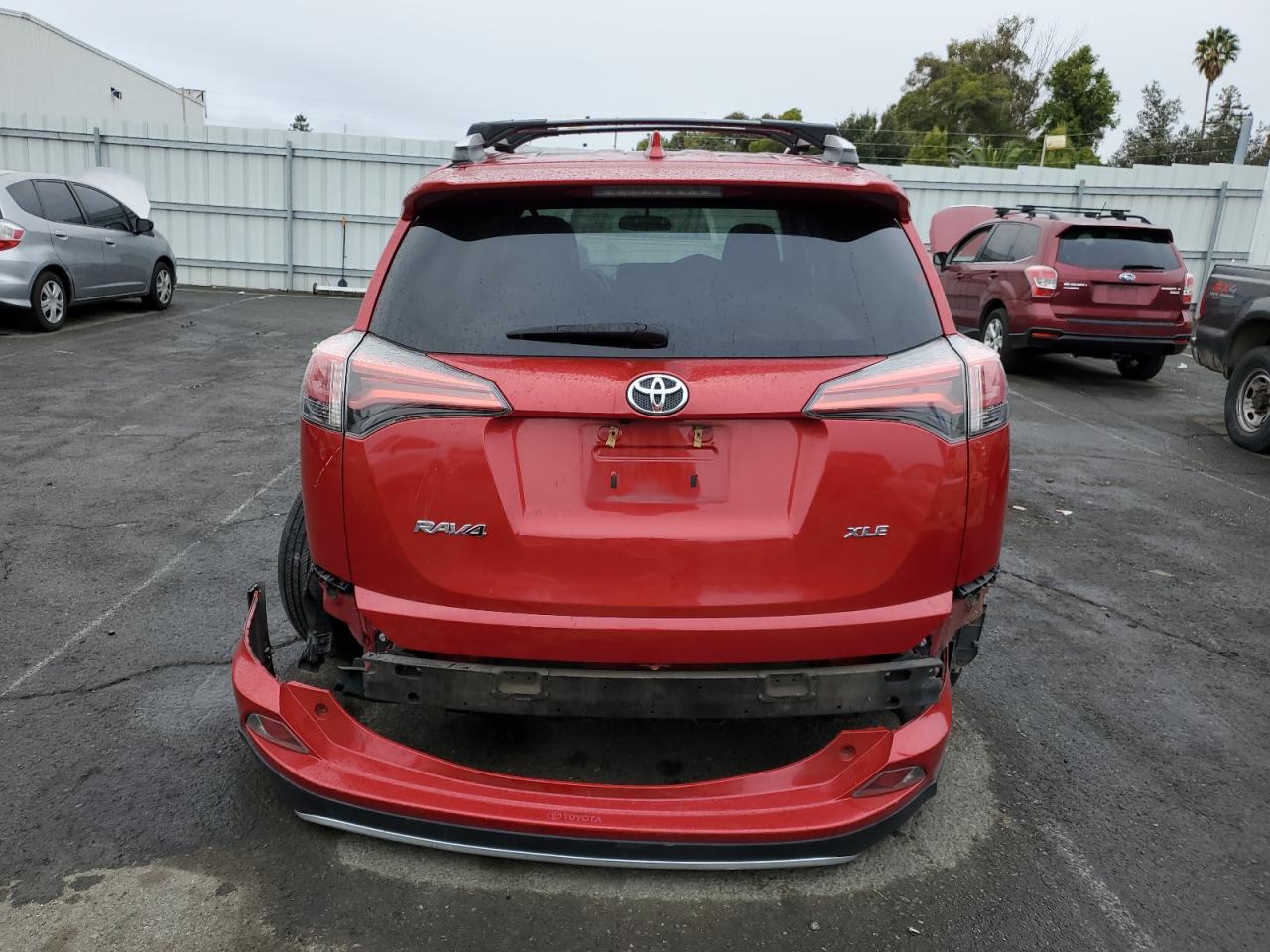 2016 Toyota RAV 4 VIN 2T3WFREV5GW249417 Copart auction photo, all over damage thumbnail 6