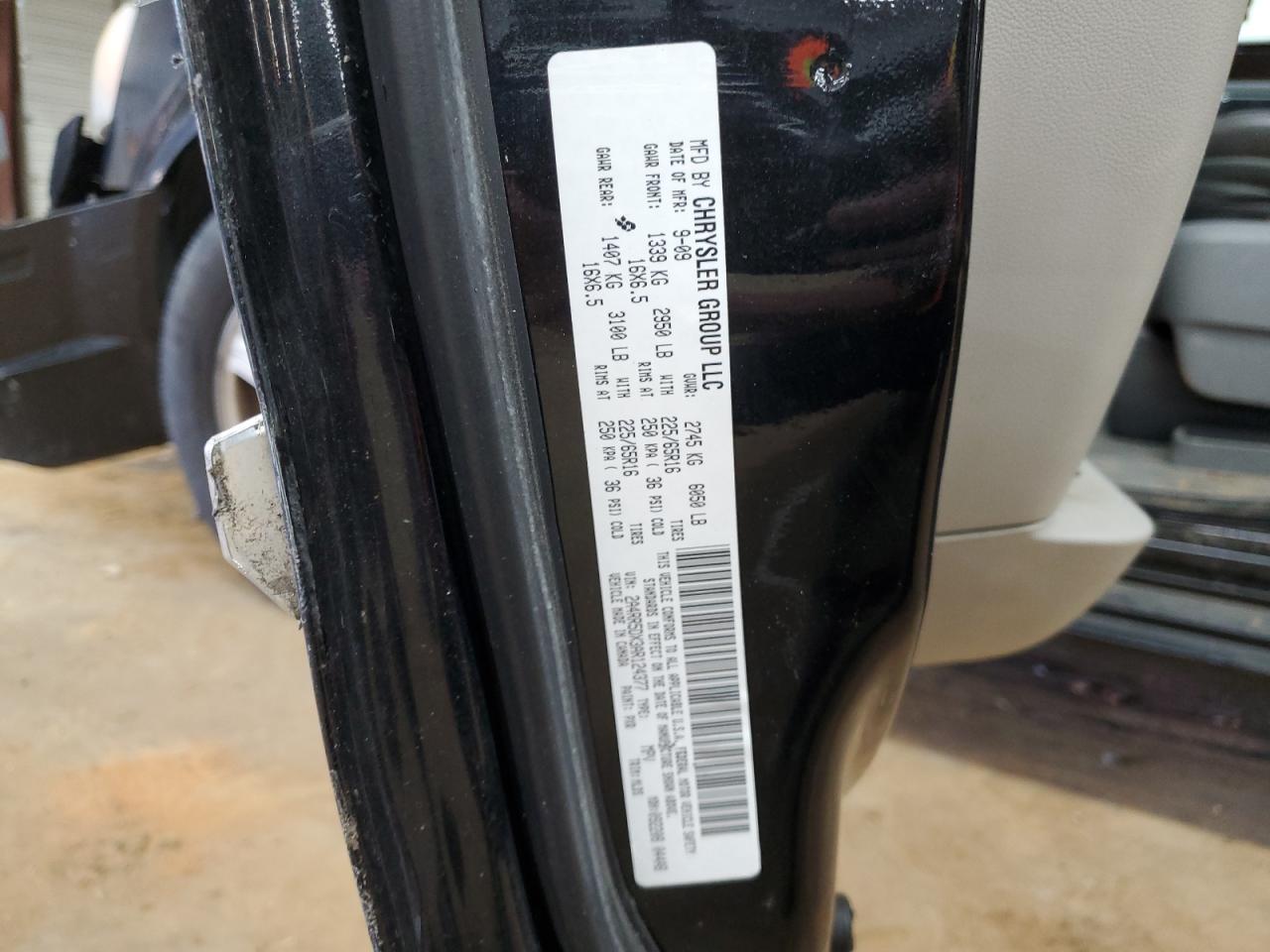 2010 Chrysler Town & Country VIN 2A4RR5DX3AR124377 Copart auction photo, all over / undercarriage damage thumbnail 13