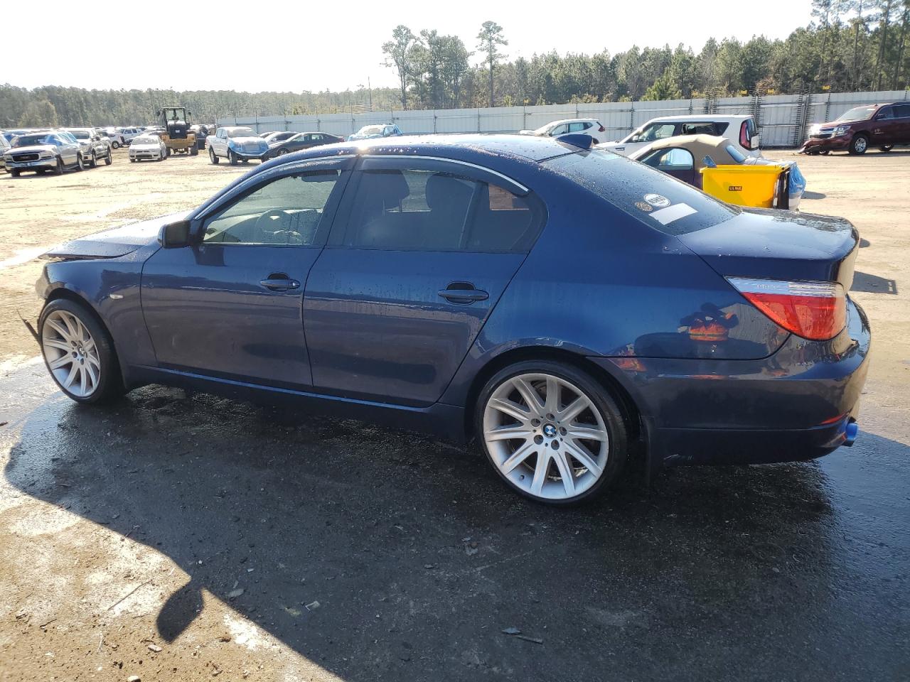 2008 BMW 5er VIN WBANV13578BZ45206 Copart auction photo, front end damage thumbnail 2