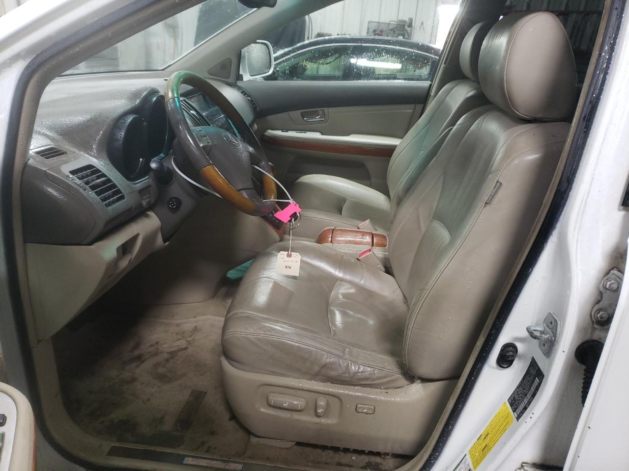 2004 Lexus RX VIN JTJHA31U140060181 Copart auction photo, front end / side damage thumbnail 7