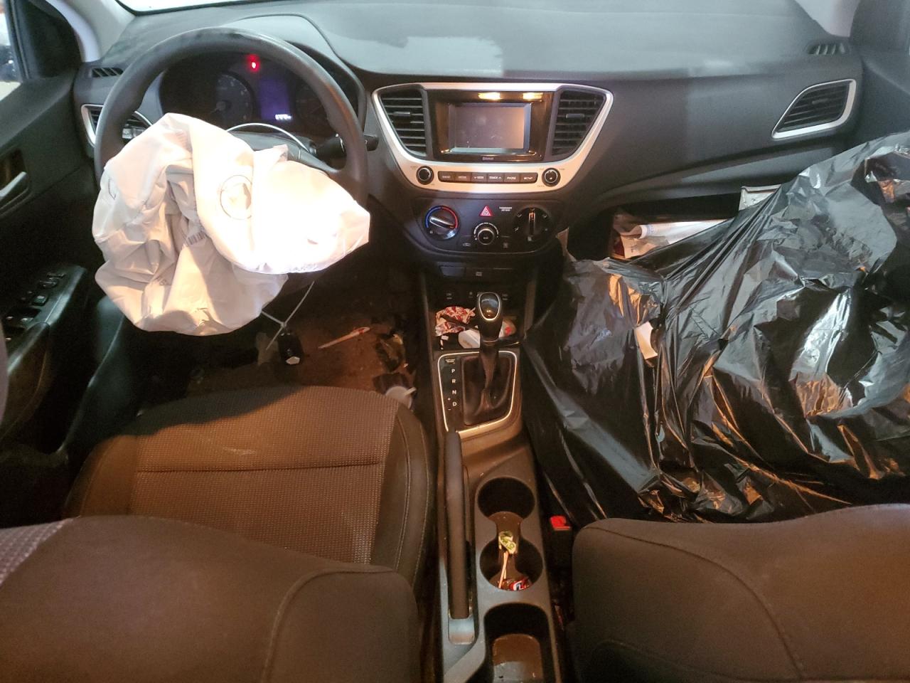 2021 Hyundai Accent VIN 3KPC24A63ME135679 Copart auction photo, front end damage thumbnail 8
