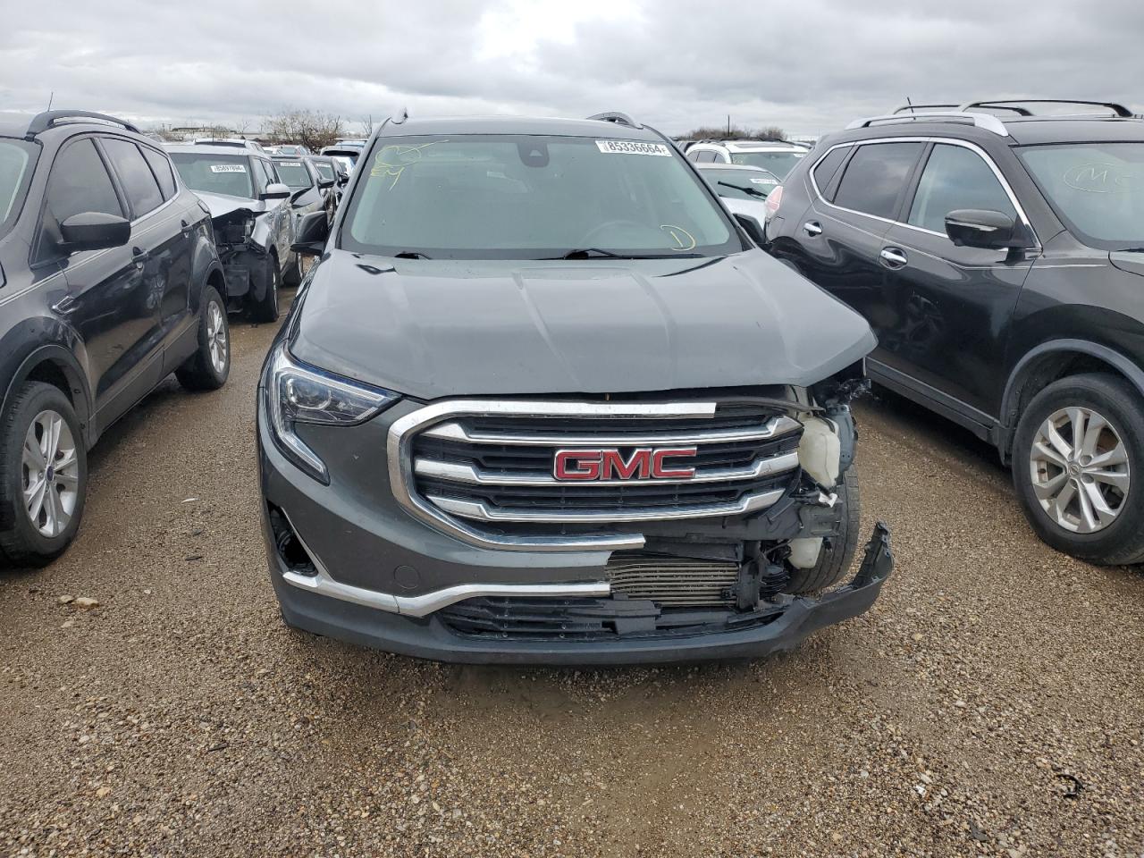 2020 GMC Terrain VIN 3GKALVEV7LL275311 Copart auction photo, front end / side damage thumbnail 5