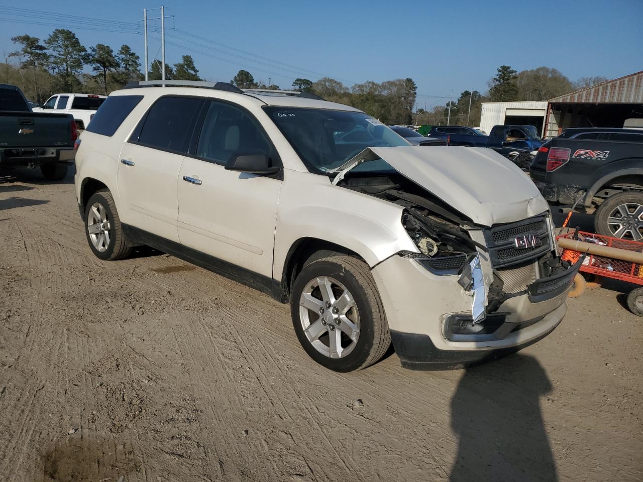 2015 GMC Acadia VIN 1GKKRPKD8FJ107960 Copart auction photo, front end damage thumbnail 4