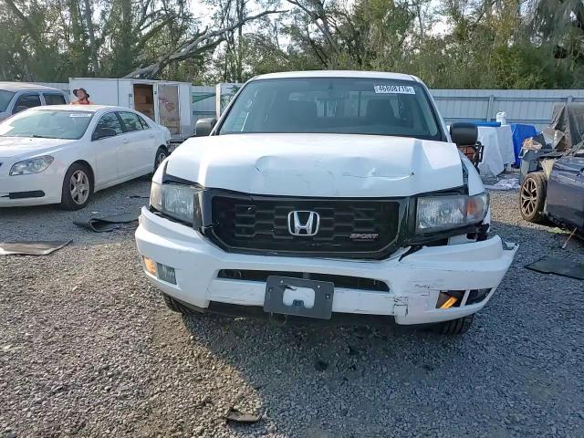 2014 Honda Ridgeline VIN 5FPYK1F71EB009717 Copart auction photo, front end damage thumbnail 11