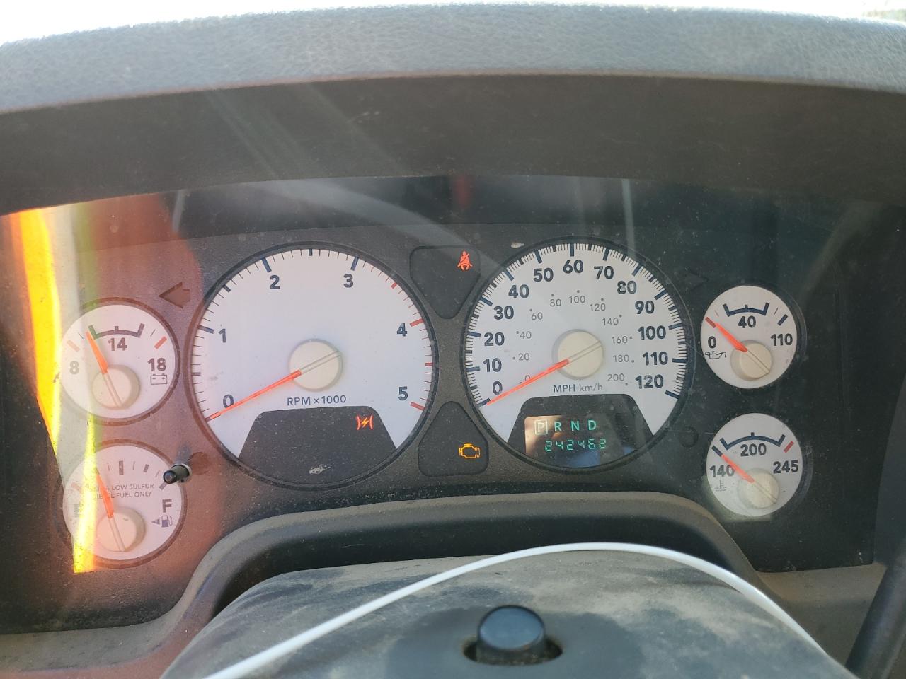 2008 Dodge RAM VIN 3D7ML48A98G120924 Copart auction photo, front end / side damage thumbnail 9