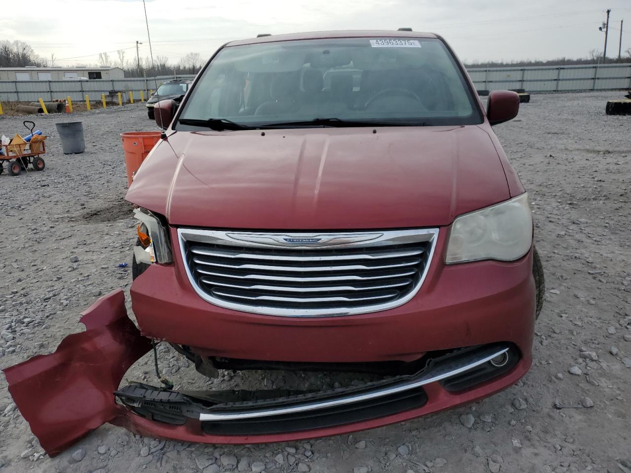2012 Chrysler Town & Country VIN 2C4RC1BG0CR106697 Copart auction photo, front end damage thumbnail 5