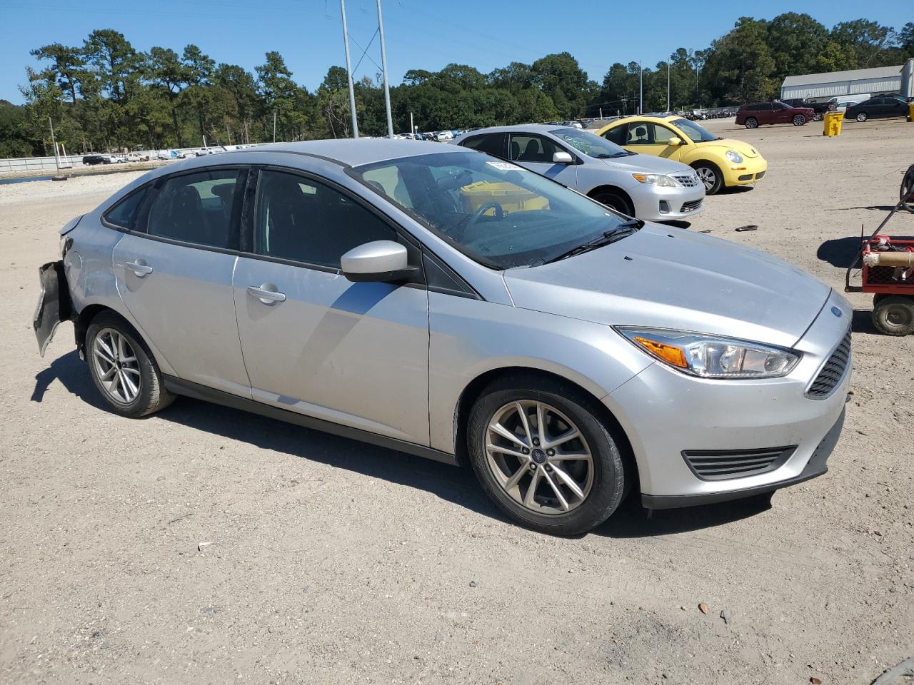 2018 Ford Focus VIN 1FADP3F29JL250186 Copart auction photo, rear end damage thumbnail 4