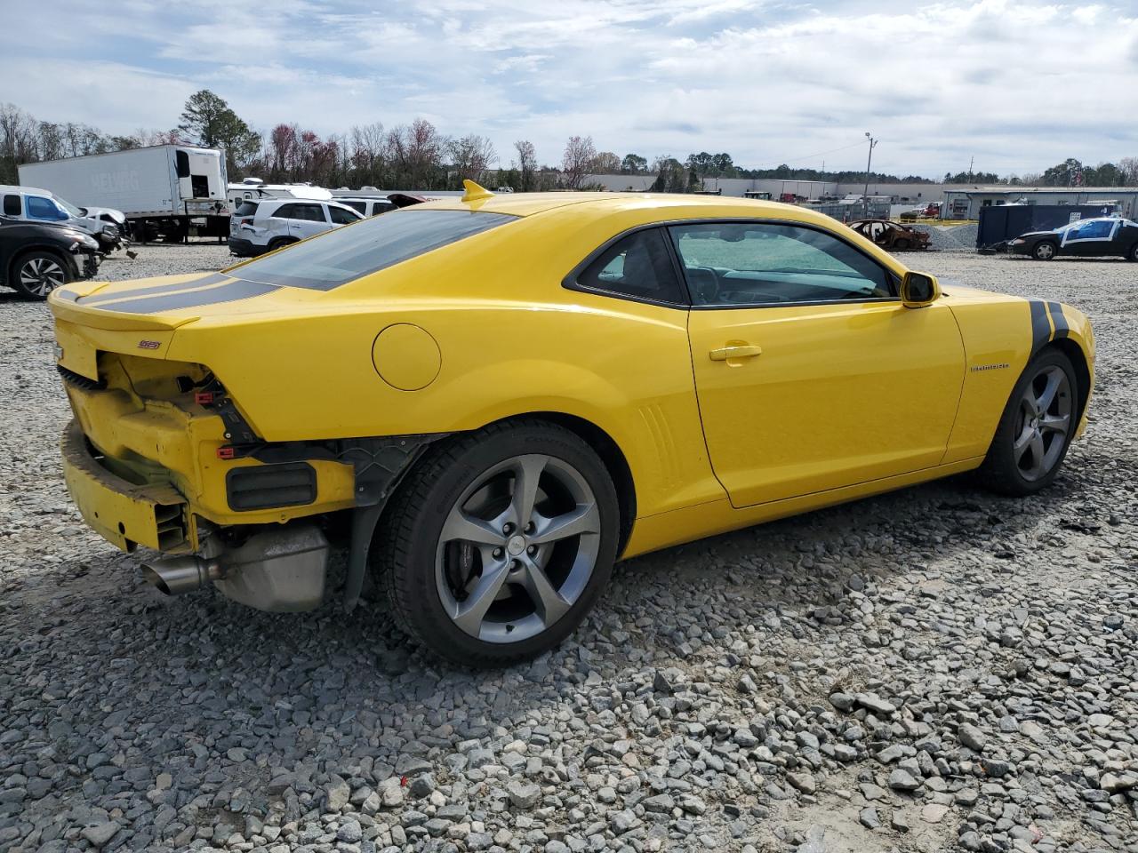 2013 Chevrolet Camaro VIN 2G1FK1EJ4D9228583 Copart auction photo, rear end damage thumbnail 3