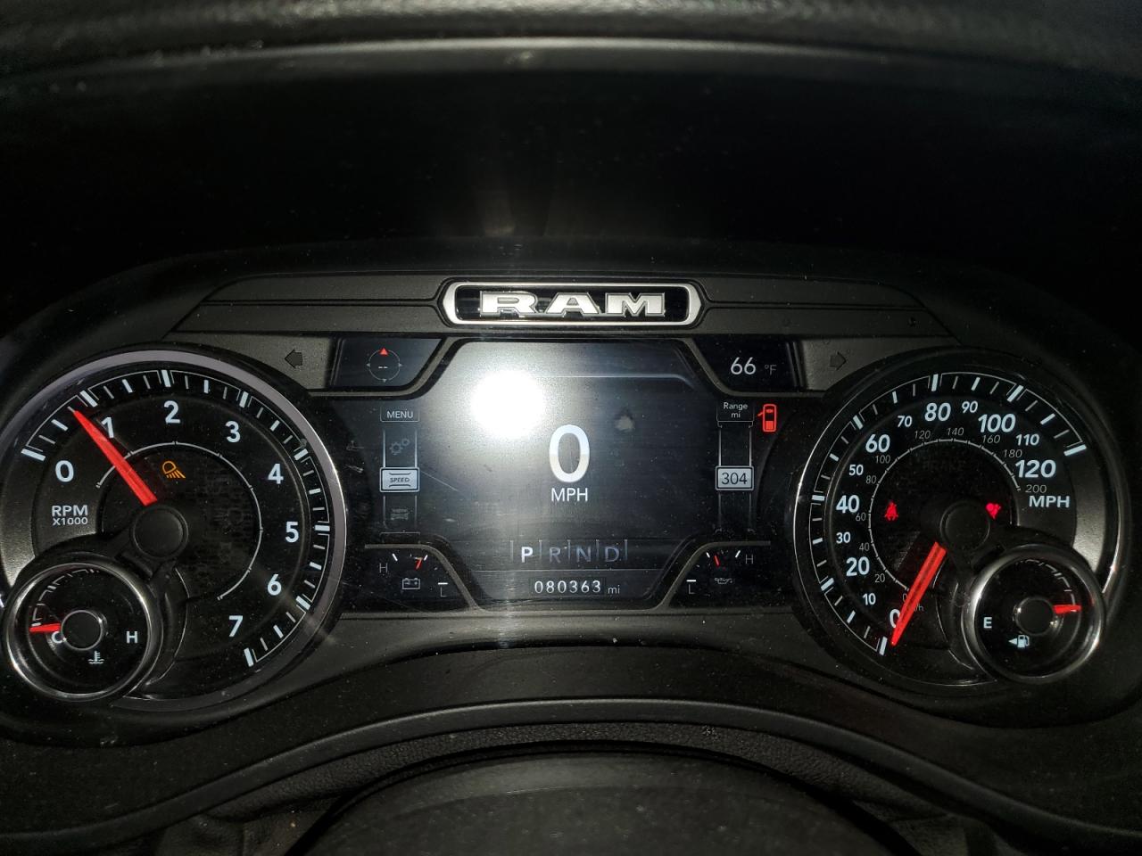 2019 RAM 1500 VIN 1C6RREFT8KN851469 Copart auction photo, front end damage thumbnail 9