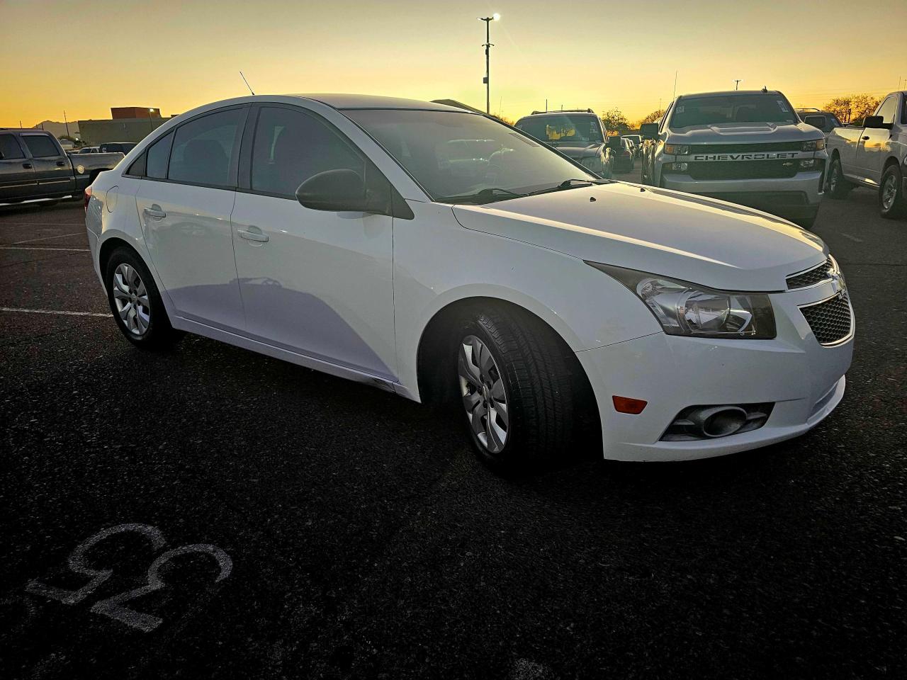 2014 Chevrolet Cruze VIN 1G1PA5SH1E7448511 Copart auction photo, normal wear / minor dent/scratches damage thumbnail 2
