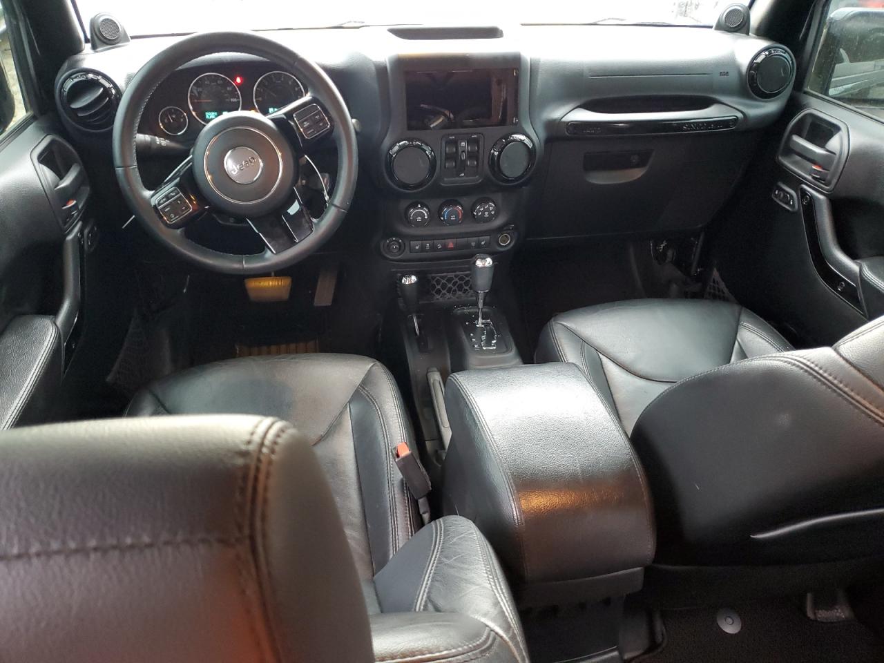 2014 Jeep Wrangler VIN 1C4BJWEG2EL305035 Copart auction photo, front end damage thumbnail 8