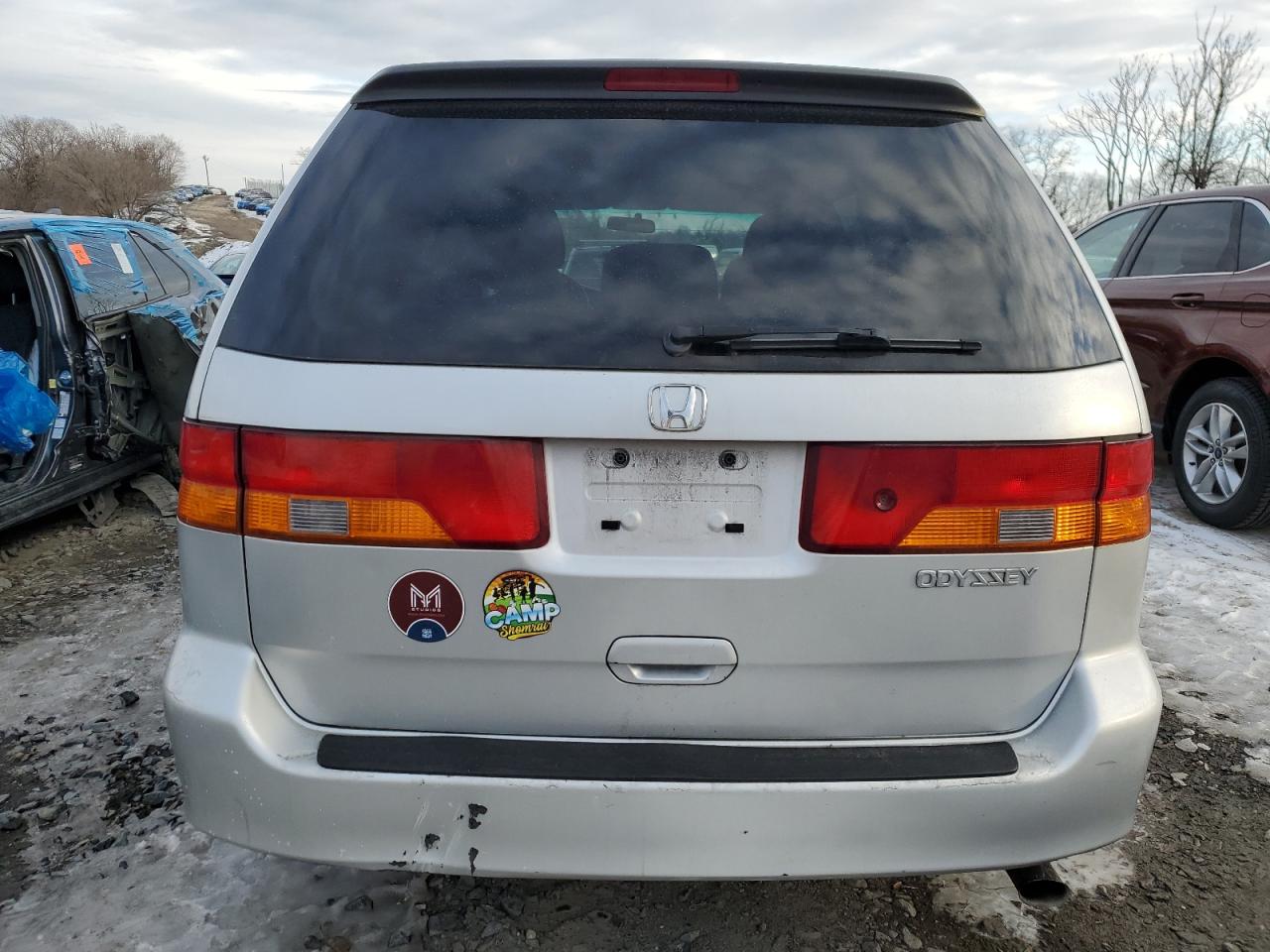 2004 Honda Odyssey VIN 5FNRL18554B129380 Copart auction photo, unknown damage thumbnail 6