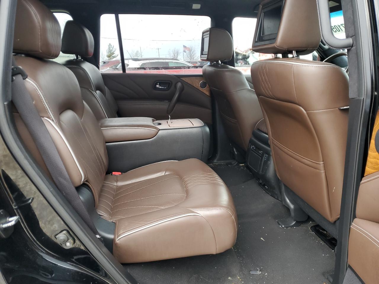 2017 Infiniti QX80 VIN JN8AZ2NE7H9156994 Copart auction photo, front end damage thumbnail 11