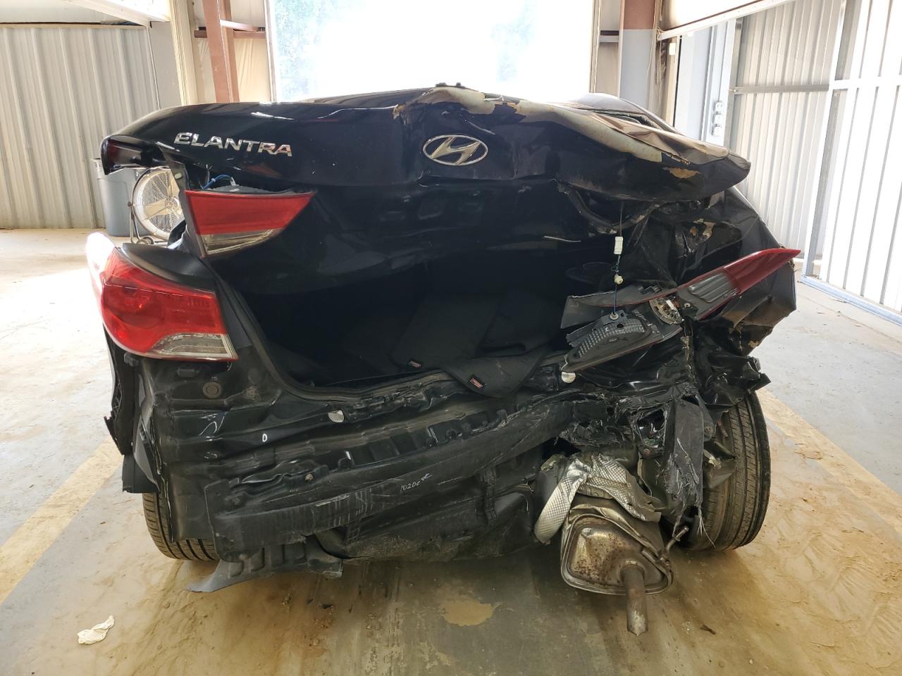 2013 Hyundai Elantra VIN 5NPDH4AE9DH440657 Copart auction photo, rear end damage thumbnail 6
