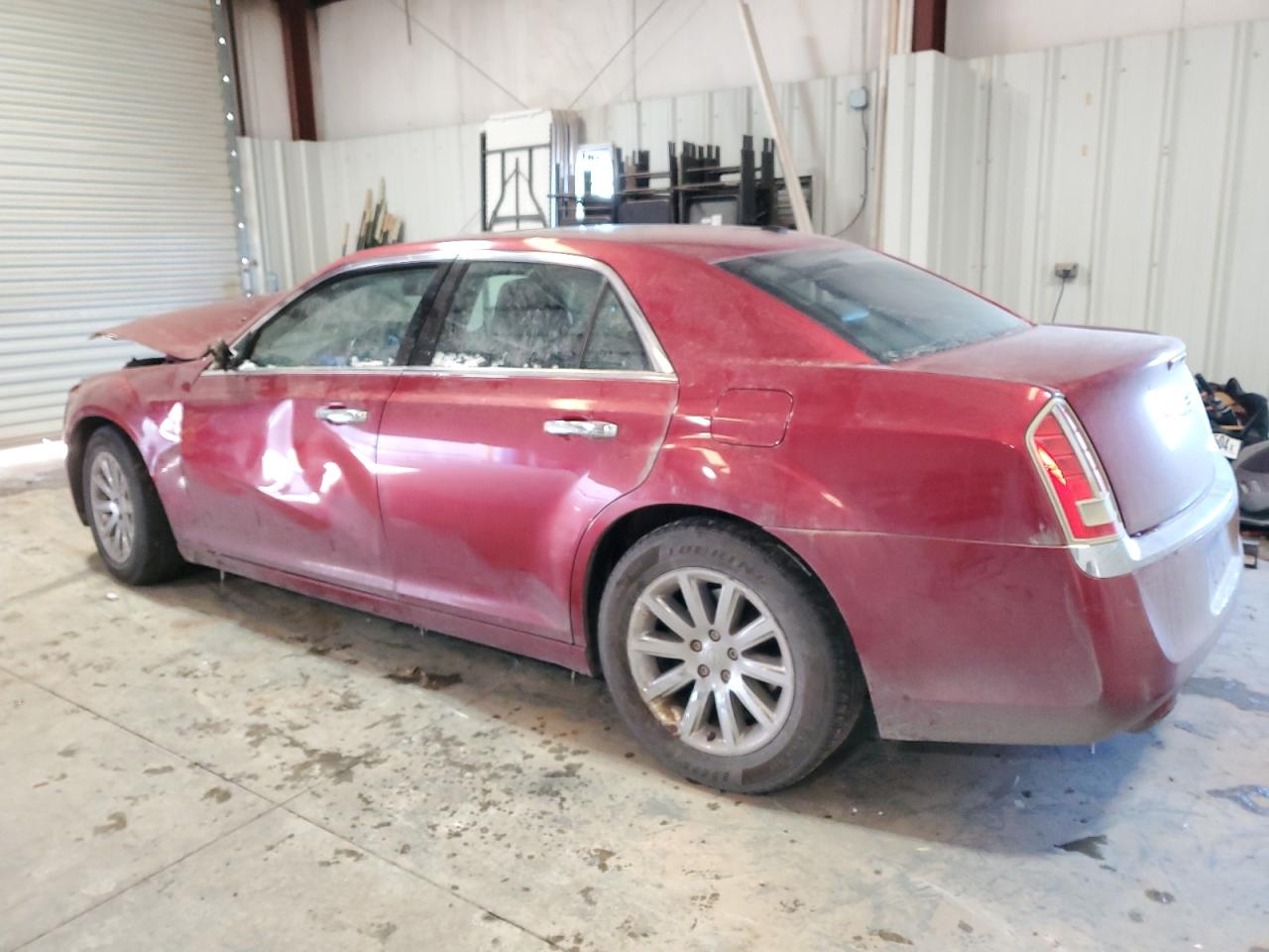 2013 Chrysler 300 VIN 2C3CCAEG9DH666845 Copart auction photo, front end / side damage thumbnail 2