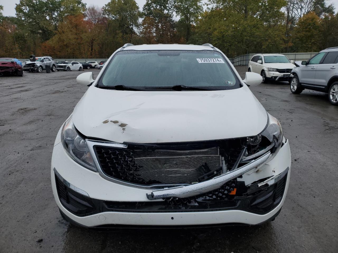 2016 KIA Sportage VIN KNDPBCAC9G7865229 Copart auction photo, front end damage thumbnail 5