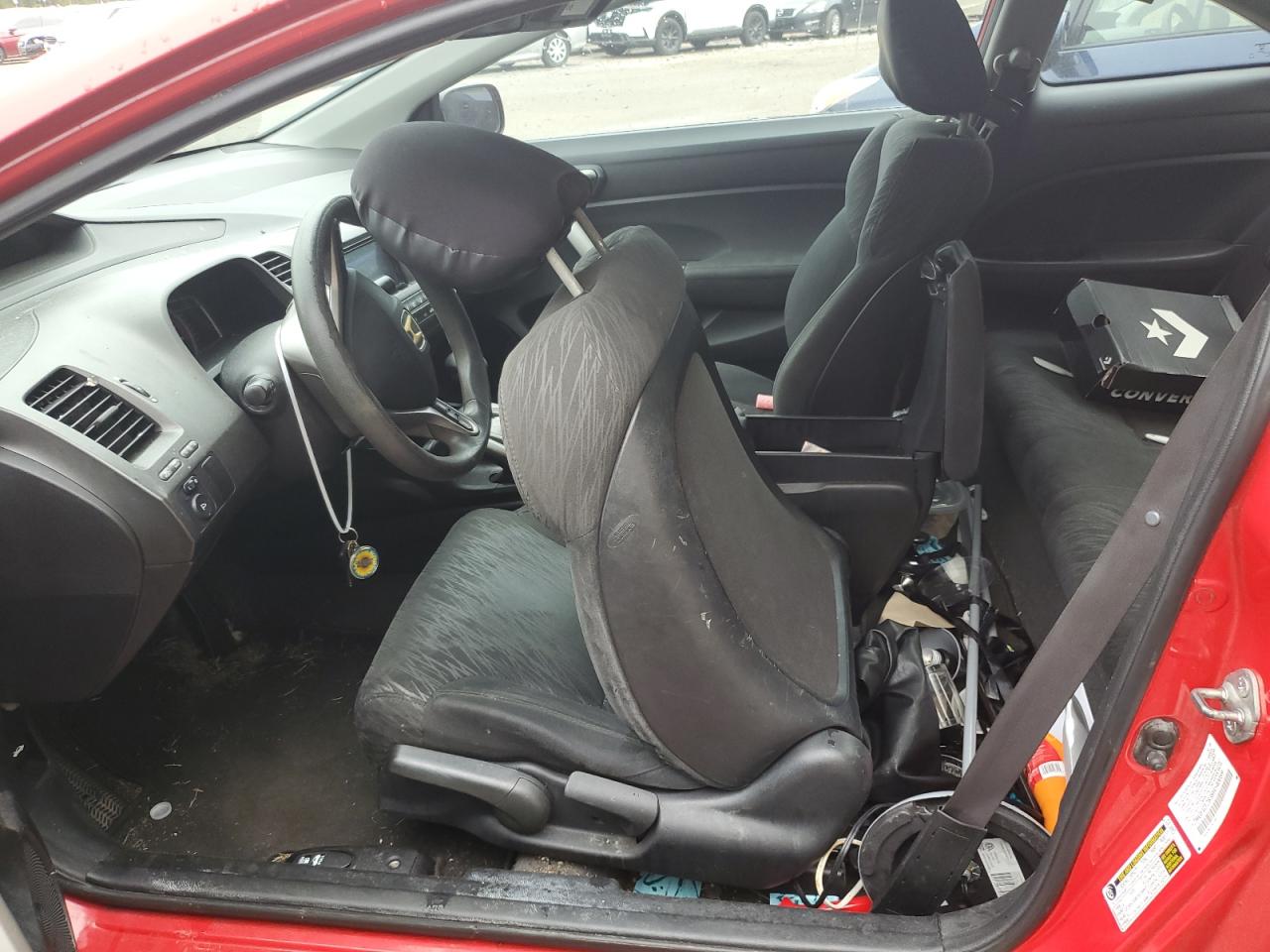 2008 Honda Civic VIN 2HGFG12838H540059 Copart auction photo, side / front end damage thumbnail 7