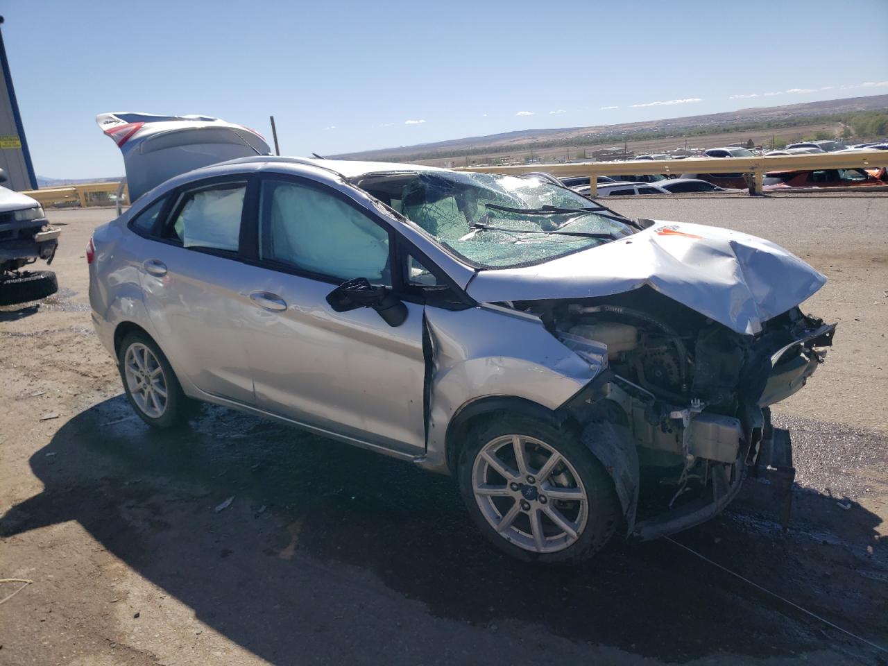 2018 Ford Fiesta VIN 3FADP4BJ8JM116321 Copart auction photo, all over / mechanical damage thumbnail 4