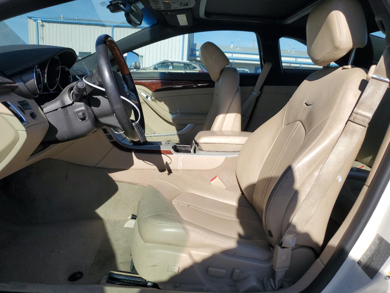 2014 Cadillac CTS VIN 1G6DD1E31E0123783 Copart auction photo, front end / side damage thumbnail 7