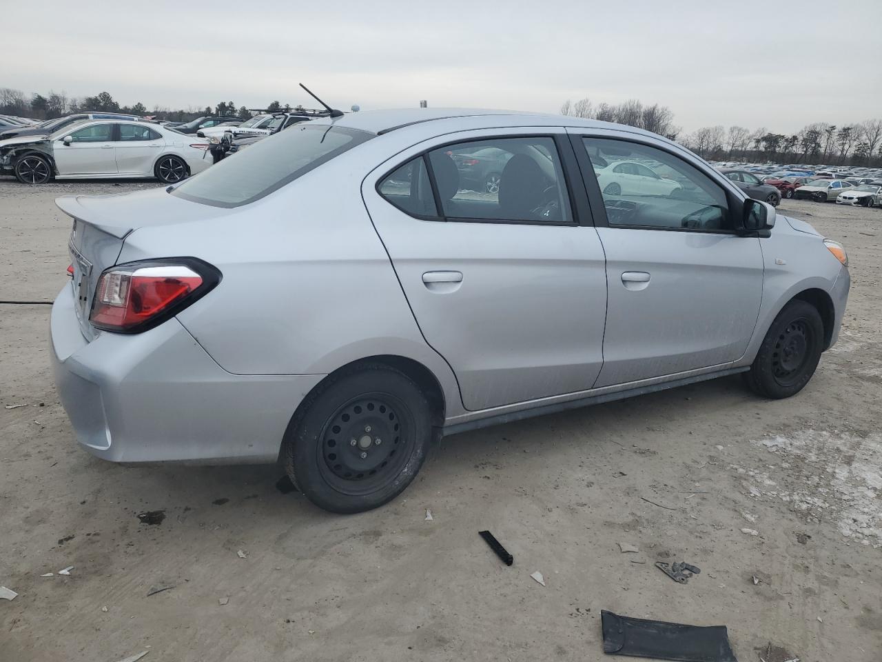 2022 Mitsubishi Mirage VIN ML32FUFJ9NHF01014 Copart auction photo, rear end damage thumbnail 3