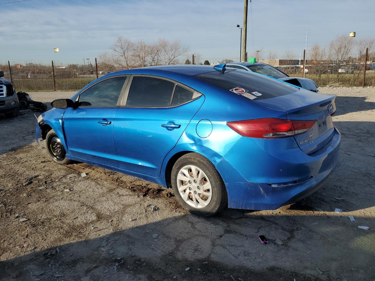2017 Hyundai Elantra VIN 5NPD74LF8HH208386 Copart auction photo, undercarriage / all over damage thumbnail 2