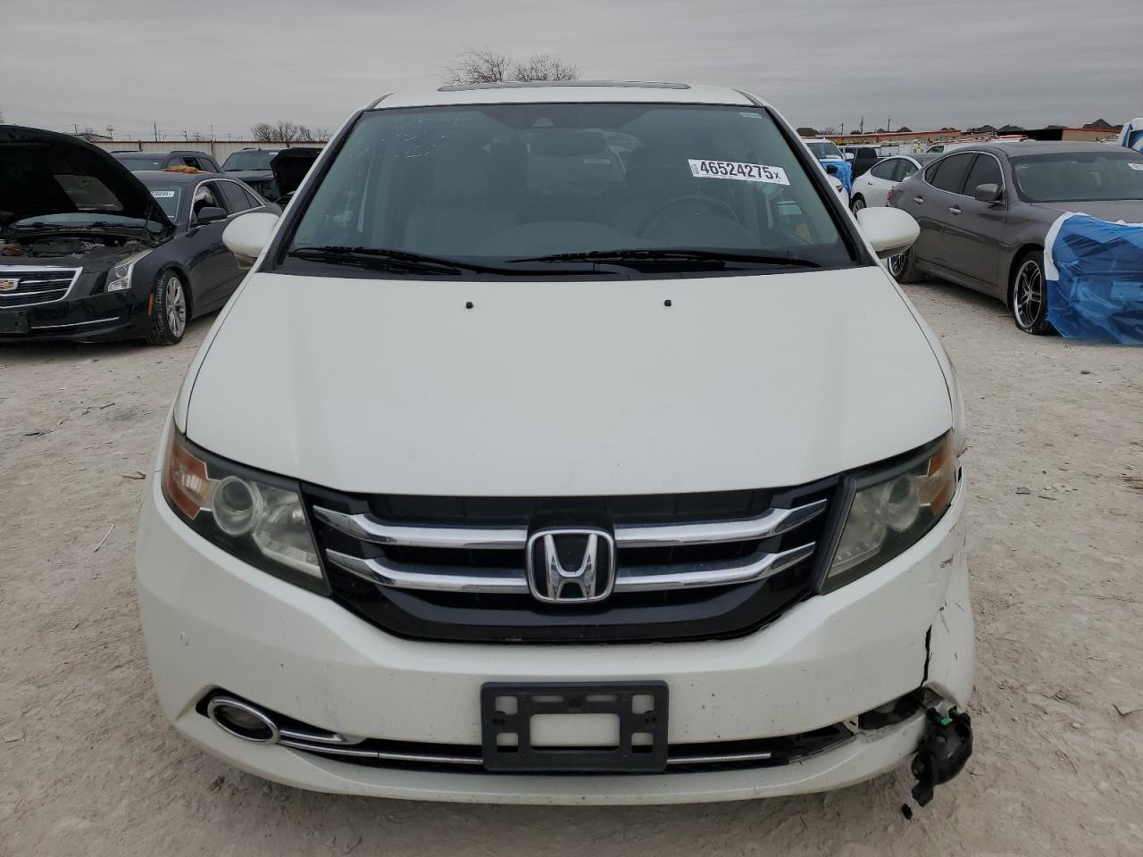 2016 Honda Odyssey VIN 5FNRL5H95GB053920 Copart auction photo, front end / side damage thumbnail 5