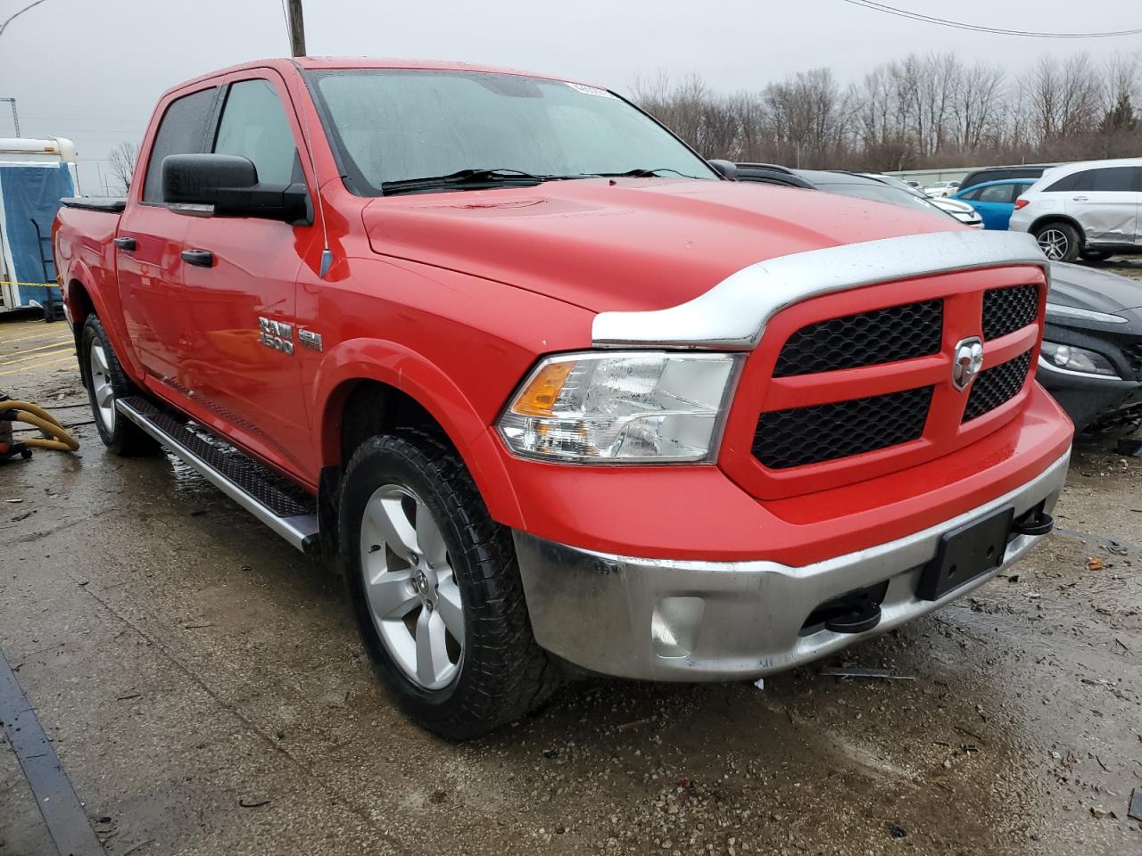 2013 RAM 1500 VIN 1C6RR7LT5DS507618 Copart auction photo, side / rear end damage thumbnail 4