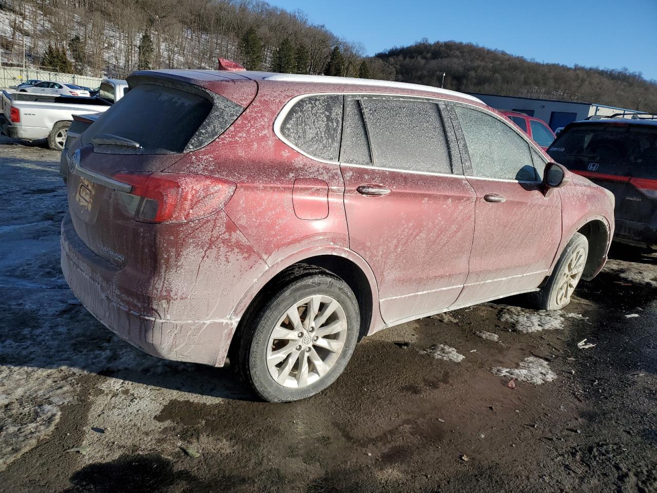 2017 Buick Envision VIN LRBFXDSA8HD121994 Copart auction photo, undercarriage / front end damage thumbnail 3