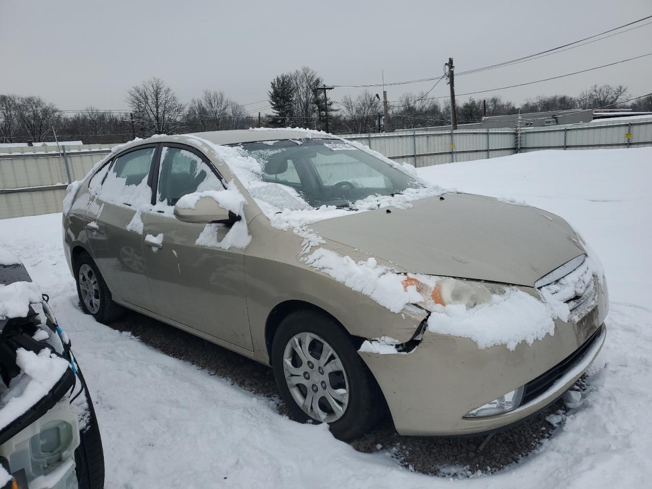 2010 Hyundai Elantra VIN KMHDU4AD1AU902614 Copart auction photo, mechanical damage thumbnail 4