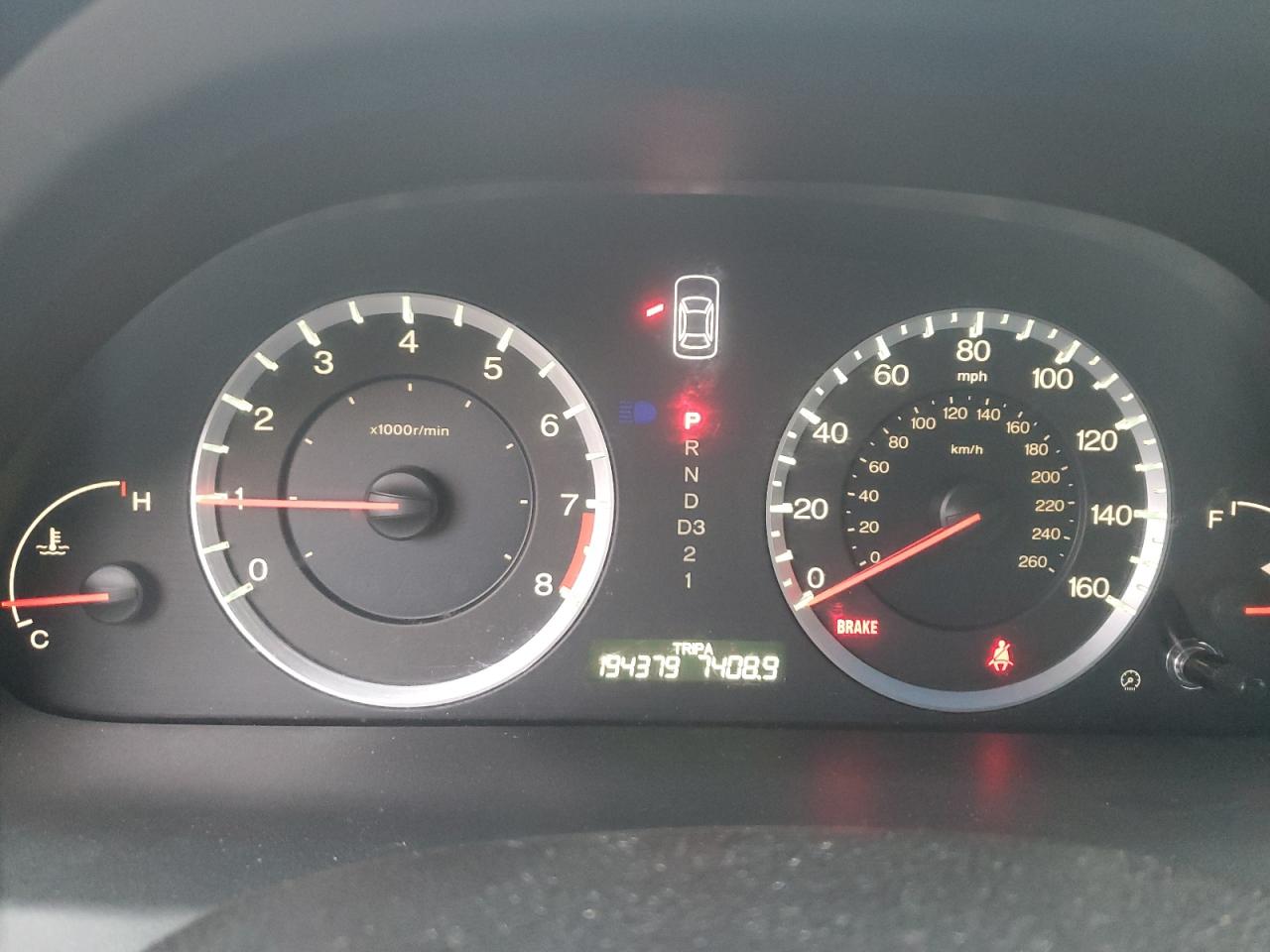 2008 Honda Accord VIN 1HGCP26888A116300 Copart auction photo, front end / minor dent/scratches damage thumbnail 9