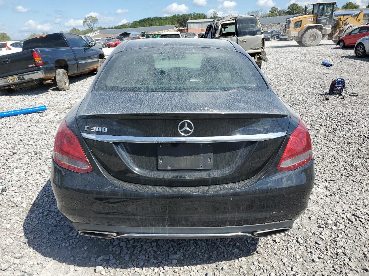 2018 Mercedes-Benz C-klasse VIN WDDWF4JBXJR357270 Copart auction photo, front end damage thumbnail 6
