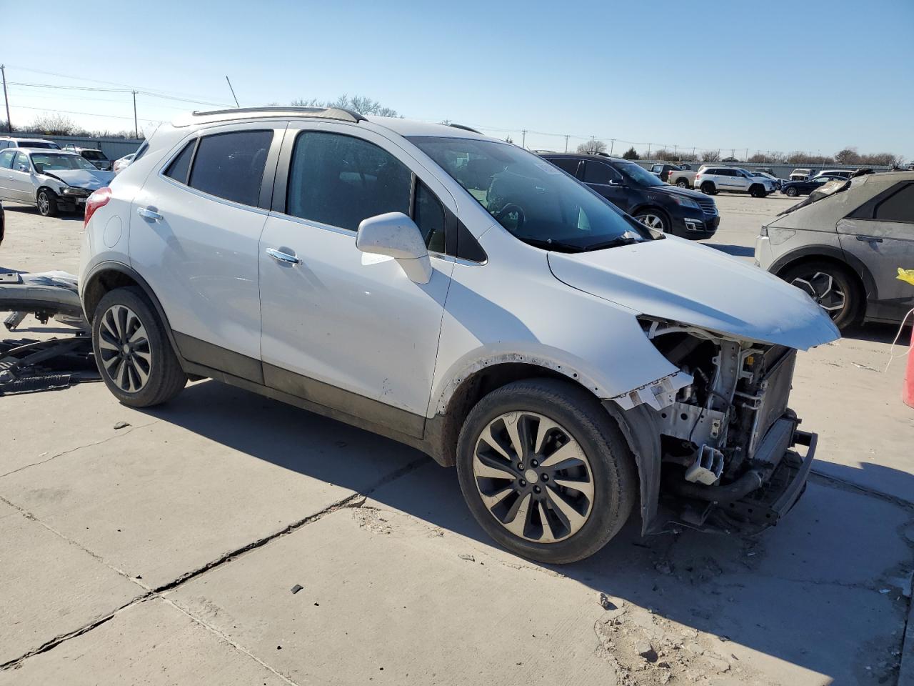 2021 Buick Encore VIN KL4CJASB5MB308817 Copart auction photo, front end damage thumbnail 4