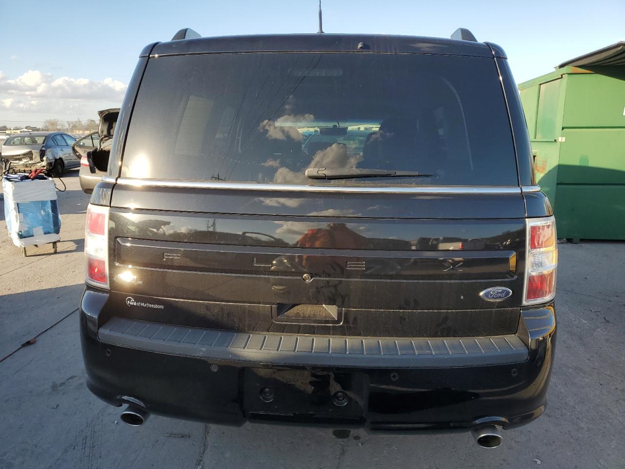 2019 Ford Flex VIN 2FMGK5C8XKBA07722 Copart auction photo, front end / side damage thumbnail 6