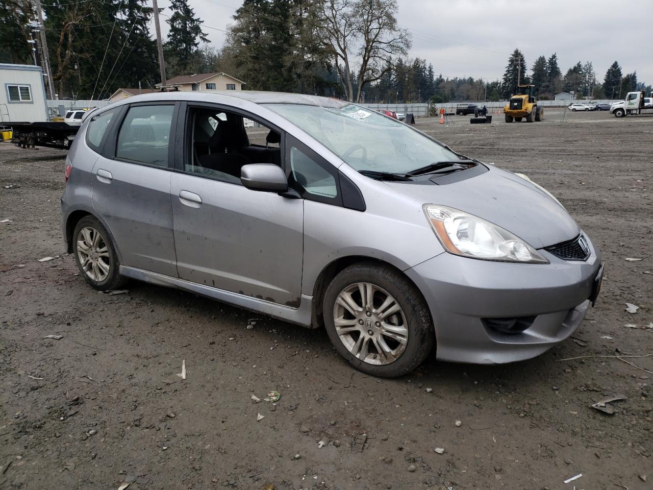 2010 Honda Fit VIN JHMGE8H40AS015608 Copart auction photo, all over damage thumbnail 4