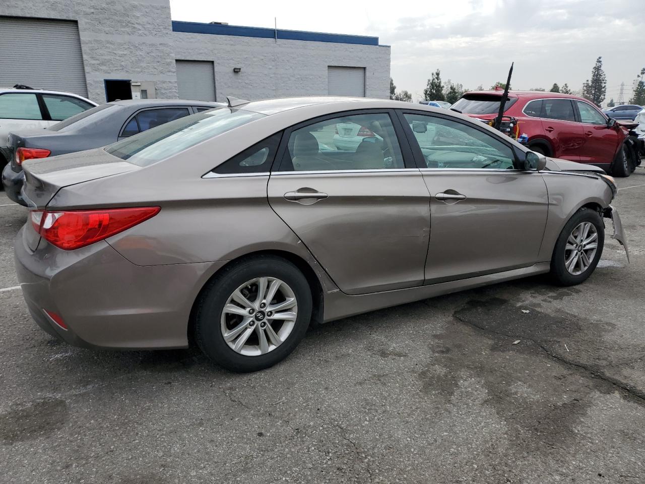 2014 Hyundai Sonata VIN 5NPEB4AC5EH904243 Copart auction photo, front end damage thumbnail 3
