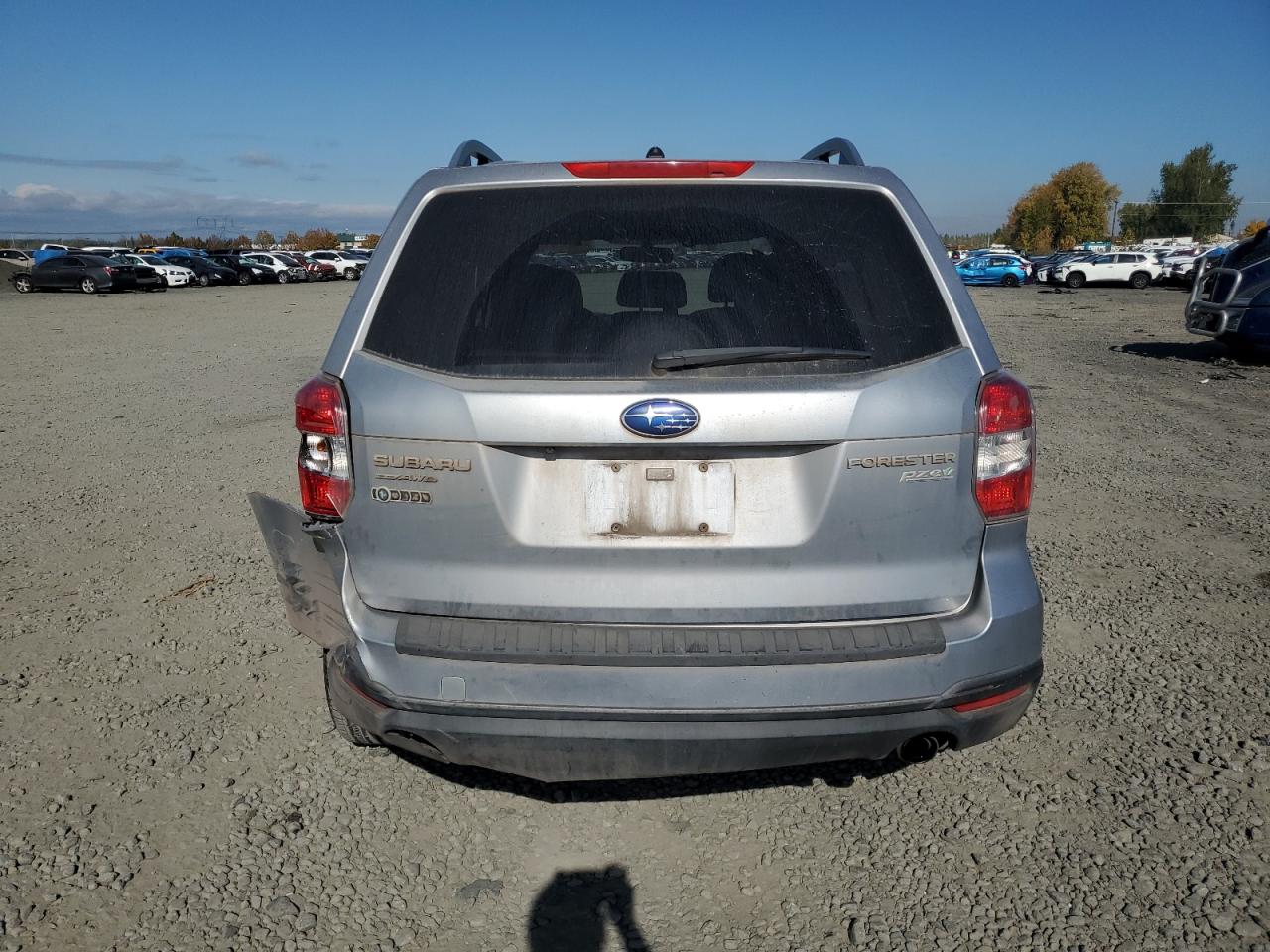 2014 Subaru Forester VIN JF2SJACC7EG400185 Copart auction photo, side / rear end damage thumbnail 6
