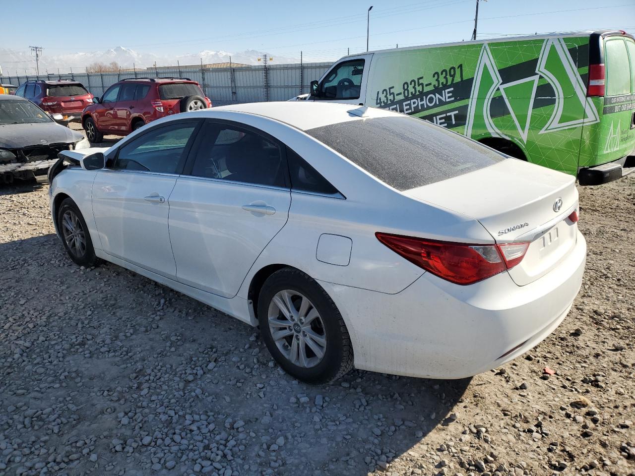 2013 Hyundai Sonata VIN 5NPEB4AC5DH670622 Copart auction photo, front end damage thumbnail 2